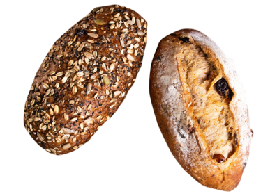 نان قهوه ای کنجدی